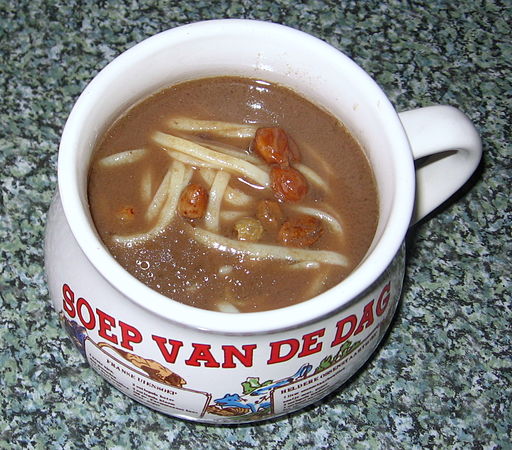 Czarnina, or traditional Polish blood soup