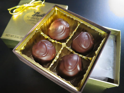 Bourbon balls from Muth's Candy in Louisville, KY