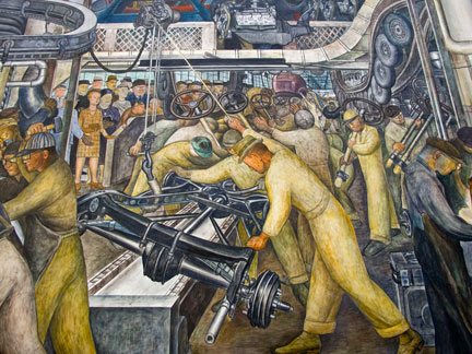 Diego Rivera mural Detroit Museum