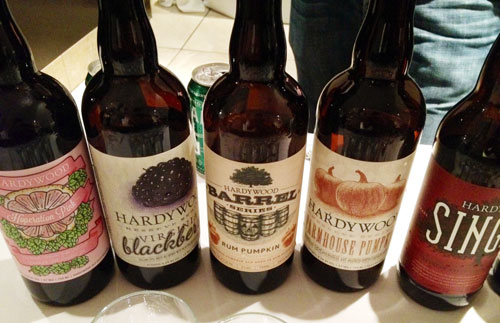Selection of Hardywood Park craft beers, from Richmond, Virginia