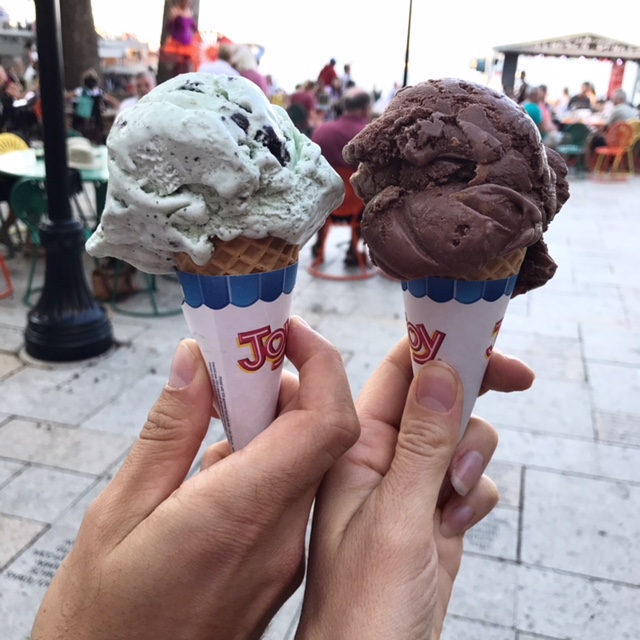 Ice cream from Babcock Hall at the Memorial Union in Madison, Wisconsin.