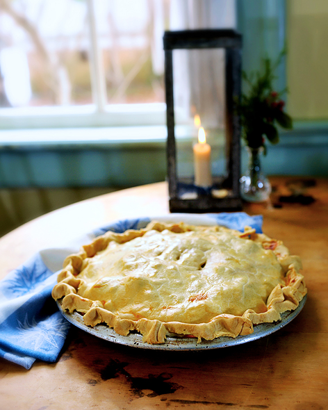 Moravian chicken pie in Winston-Salem, NC