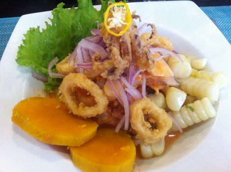 Peruvian ceviche in Lima