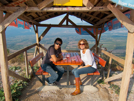 Eat Your World founders Scott Rosen and Laura Siciliano Rosen in Turkey