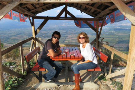 Eat Your World founders Scott Rosen and Laura Siciliano-Rosen in Turkey