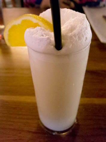 Ramos gin fizz from New Orleans
