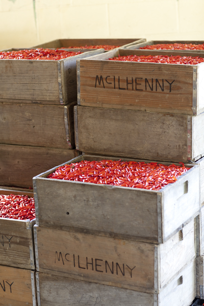 Tabasco pepper crates for McIlhenny Company