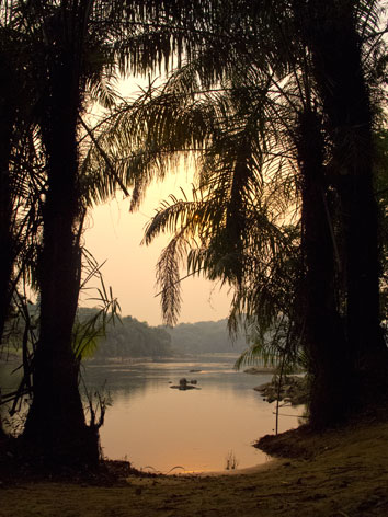 Tiwaii Island on the Moa River