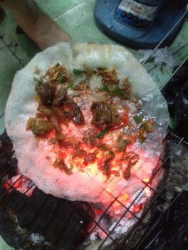 Vietnamese pizza from Ho Chi Minh City