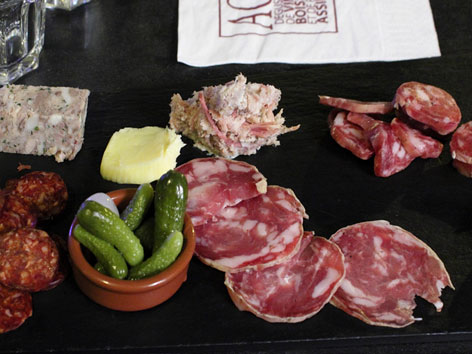 Charcuterie plate from Avignon, France