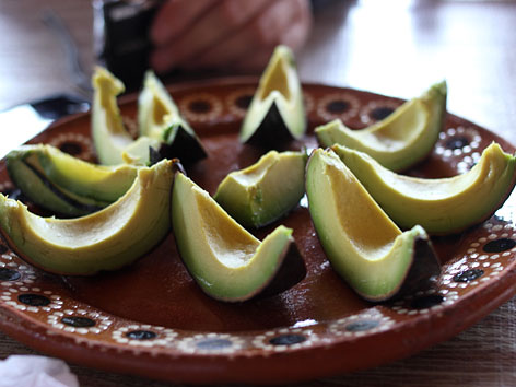 Local criolla avocados in Morelia, Michoacan, Mexico