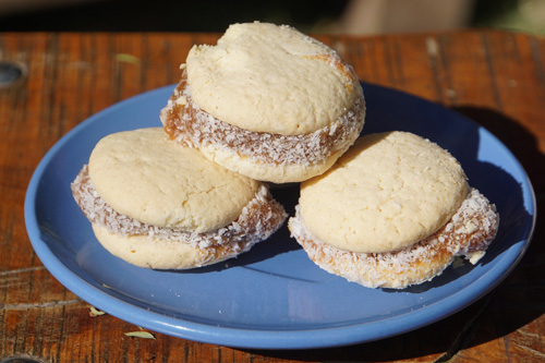 Alfajores, or cookies, from a bakery in Mendoza, Argentina