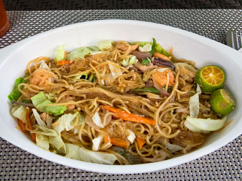 Bam-i noodle dish from Cebu, the Philippines