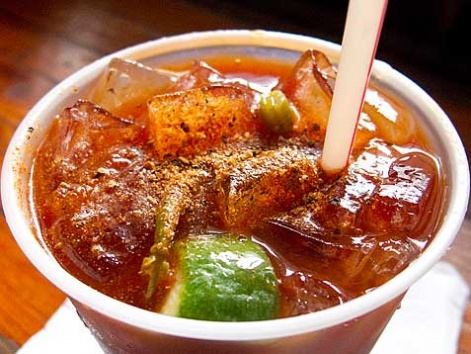 A Cajun Bloody Mary in New Orleans