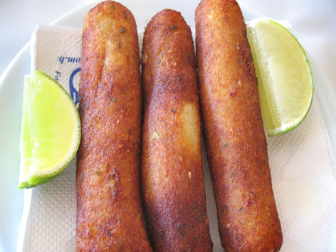 Bolinho de bacalha from Sao Paulo, Brazil