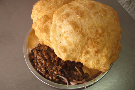 Chole Bhature from Delhi, India