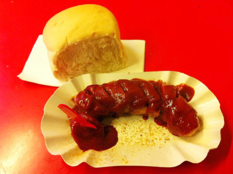 Currywurst in Berlin, local food