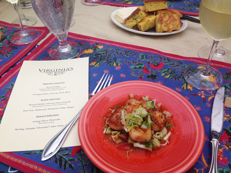 Plate of food from Virginia's on King in Charleston
