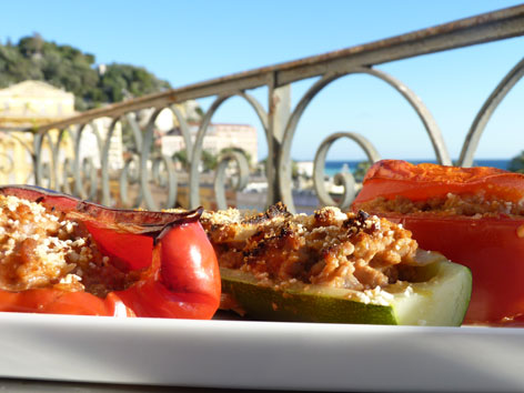 Les petits farcis Nicois, a specialty in Nice, France