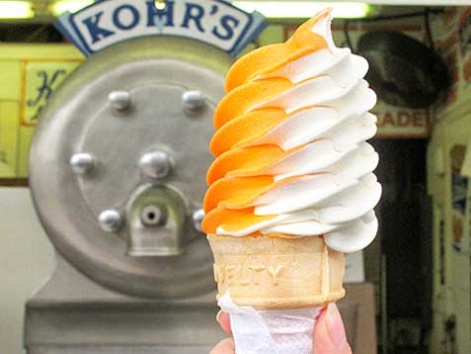 Frozen custard from Kohr's, Seaside boardwalk, Jersey Shore