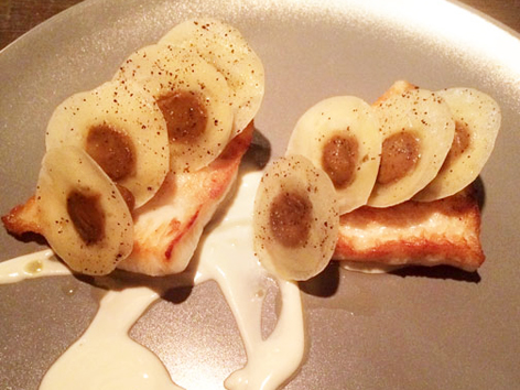 Turbot with fennel ravioli at Geist in Copenhagen