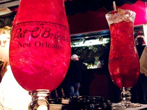 A Hurricane cocktail from New Orleans