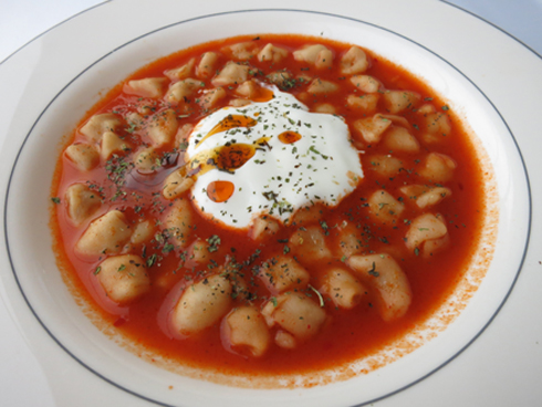 Kayseri mantisi from Kasik-La restaurant, Kayseri, Turkey