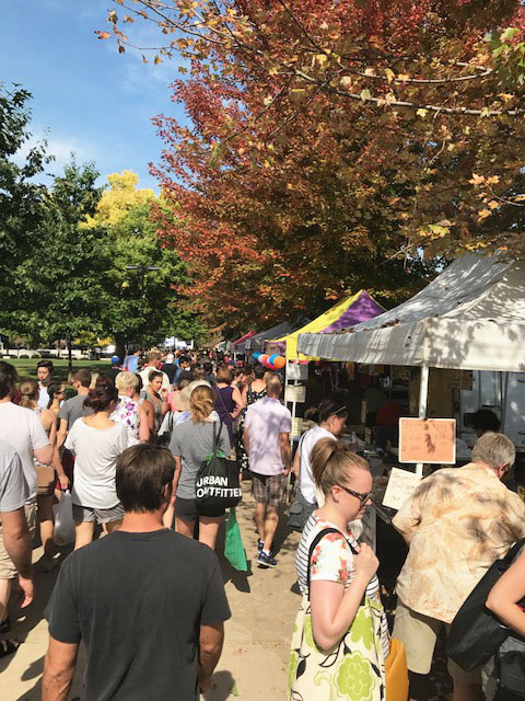 The Dane County Farmers Market in Madison, Wisconsin