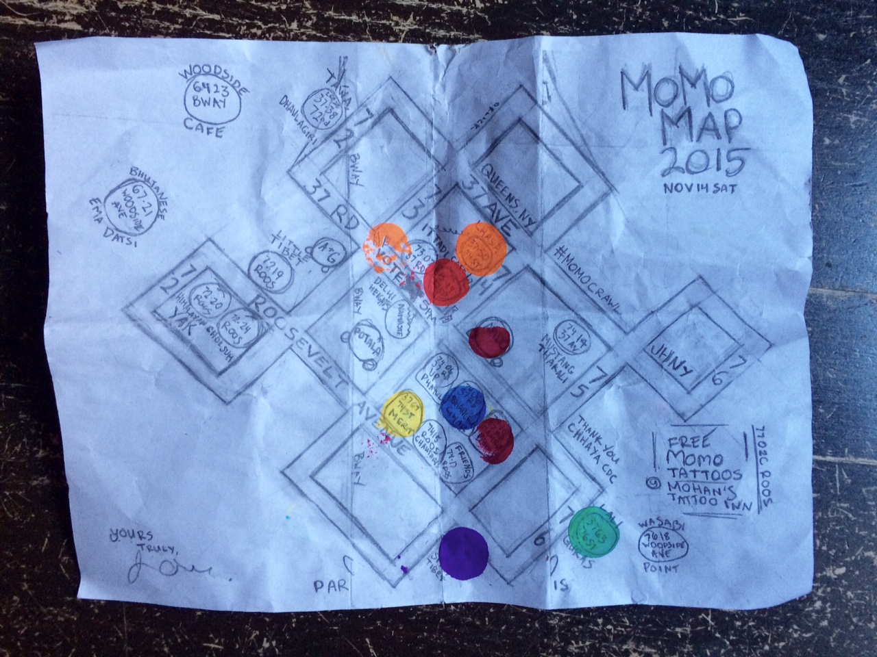 Momo Crawl map