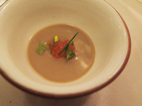 Morel custard from Eleven Madison Park, NYC