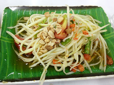 Papaya salad from Thailand