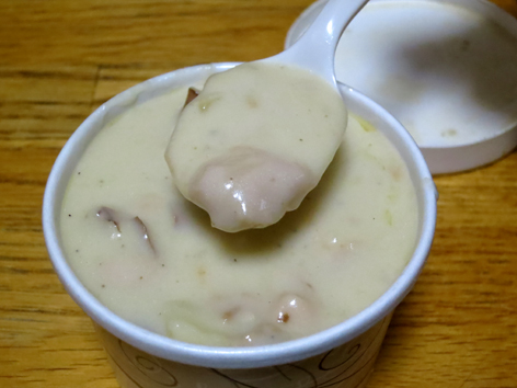 Clam chowder from Pie in the Sky, Woods Hole, MA