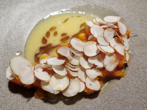 Hokkaido pumpkin with hazelnuts, from Relae in Copenhagen