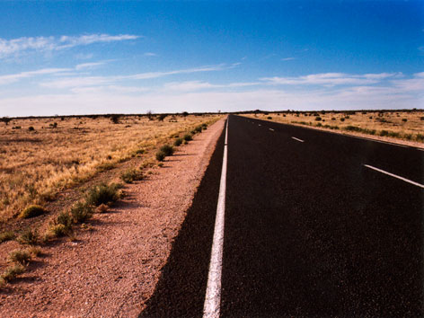 The Stuart Highway, in the Australian Outback
