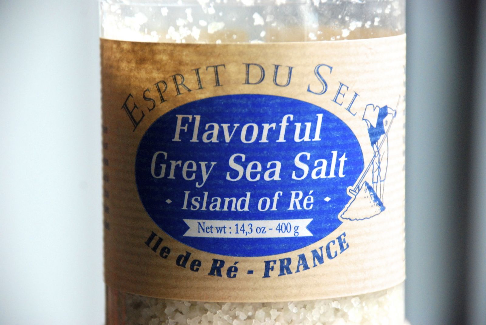 Sea salt in a bottle