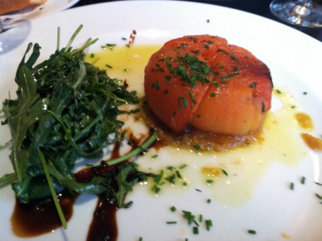 Tatin de tomates confites, in Paris