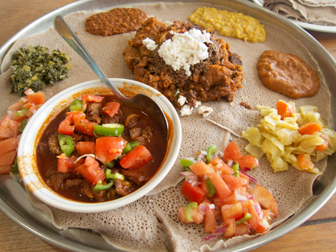 Ethiopian food in Washington D.C. 