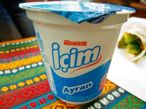 Ayran drink from Istanbul, Turkey