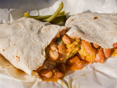 Cochinita pibil burrito from Yuca's in Hollywood.