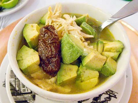 Caldo tlalpeño from Fonda el Refugio in Mexico City. 