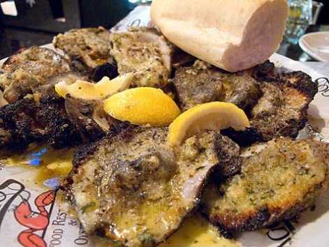 Charbroiled oysters from Drago's in New Orleans. 