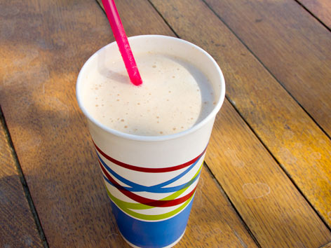 A date shake from Shields Date Garden in Indio, California