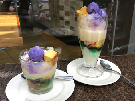 Halu-halo in Manila, the Philippines