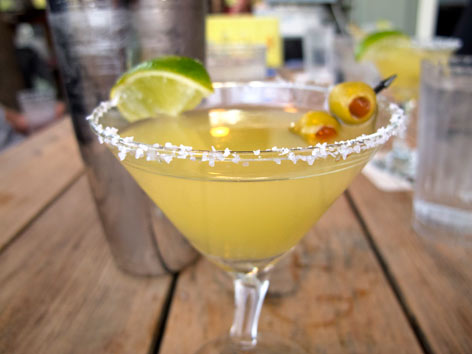 A Mexican martini from Trudy's in Austin, Texas.