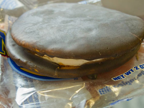 A chocolate MoonPie from Nashville, Tennessee.