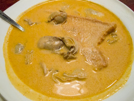 An oyster pan roast from Oyster Bar & Resturant in New York City.