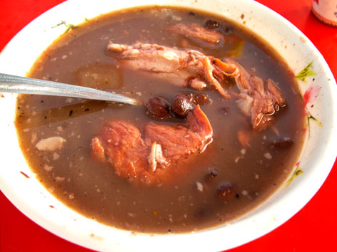 Frijol con puerco in Tulum, Mexico