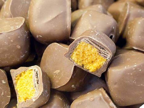 Sponge candy from Strawberry Island in Buffalo, New York.