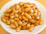 Feves au lard, Quebec-style baked beans, from La Binerie Mont-Royal in Montreal, Quebec, Canada