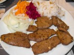 Ciger, or fried liver, a popular hot meze in Istanbul, Turkey